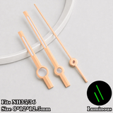 NH36 Dial 28.5mm Green Luminous For Nh36 Movement with hands set 8x12x12.5mm