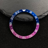 Submariner Bezel NH35 38mm bezel insert red Hands Watch Hands Blue Green Luminous Red Green Blue Hands For NH35/36/4R/7S Movement Watches Parts