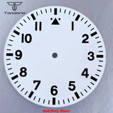 43mm Pilot Watch Case 38mm Dial for NH34 NH35 NH36 NH38 ETA2824 PT5000 ST2130 Movement Sapphire Glass 20ATM  Glass Back