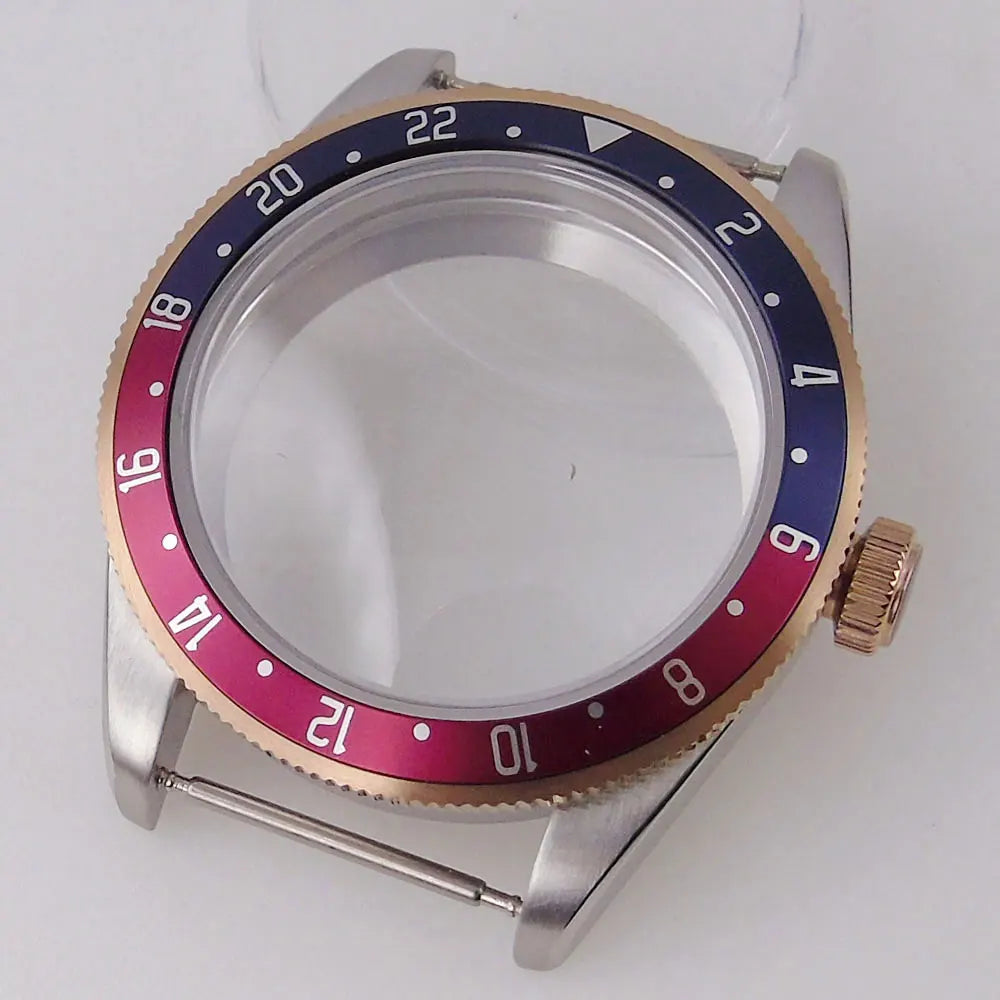 39mm Dive Watch Case BB58 Mod 20BAR Waterproof Dome Sapphire Glass 39mm Black Bay Watch Case for NH34 NH35 NH36 NH70 ETA2824 PT5000 Watch Parts