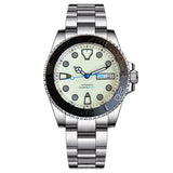 Full Lume Yacht Master Tandorio Tandorio TD265A 40mm NH36 Dive Watch Day Date glass back 20bar