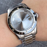 40mm- Double Bow Sapphire Glass 120 Clicks Bezel Watch Case