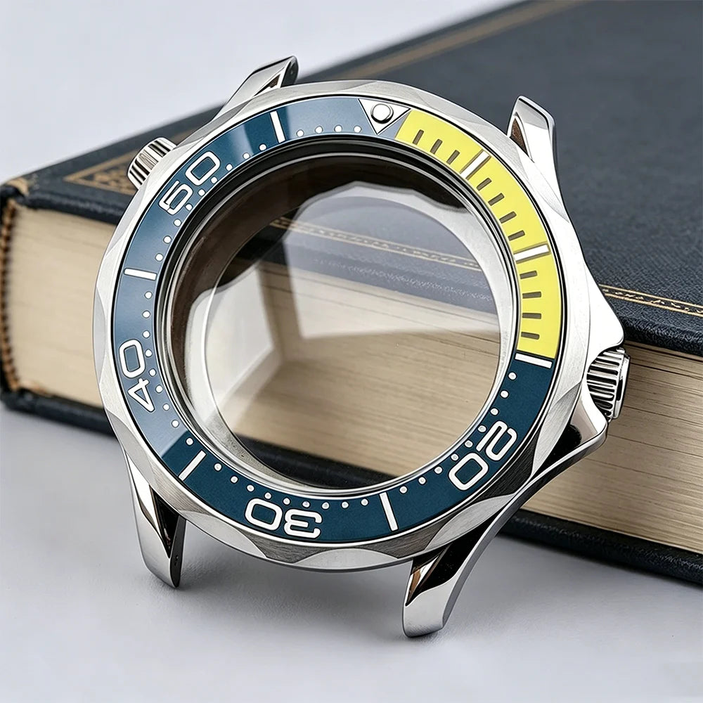 42mm NEW Seamaster Case with 31.5mm Dial 38mm bezel insert Fits NH35 movement Sapphire Stainless steel 10bar