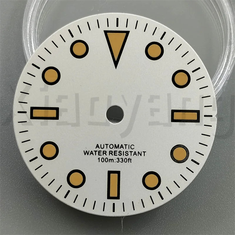 California Dial 29mm Sterile Green Luminous for NH35 NH36 NH34 ETA2824 PT5000