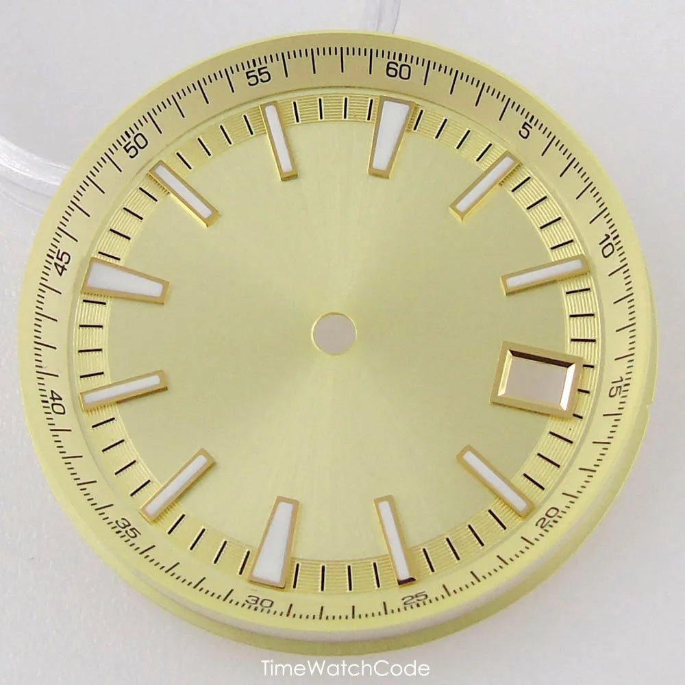 33mm Luminous Watch Dial for Overseas Men Watch Modified Accessories Fit for NH35 NH36 NH38 4R35 4R36 Automatic Movement