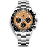 Corgeut 2069 Chronograph watch Panda Daytona 24 hours VK63 Quartz Hardlex 10Bar 39MM