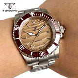 40MM Sand Dune Submariner Mod Tandorio TD266S Sapphire For  Miyota 8215/NH35/2824 Movt 10ATM