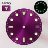 151 type of dials Submariner 28.5mm dial with calendar window suitable for NH35 movement luminous dial can support DIY dial customization name/logo