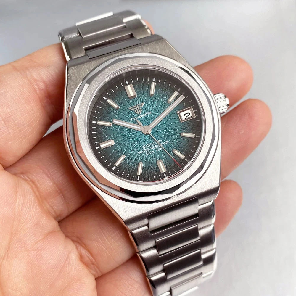 40mm Engineer Watch Mod Tandorio TD332 Dress NH35 Automatic Sapphire 20Bar Radial Dial