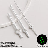 NH36 Dial 28.5mm Green Luminous For Nh36 Movement with hands set 8x12x12.5mm