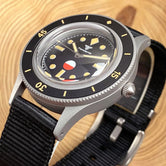 TA2 Titanium Fifty Fathoms Diver Tandorio TD223T Japan NH35 Miyota 8215 PT5000 20Bar Doned Sapphire Lumed Bezel