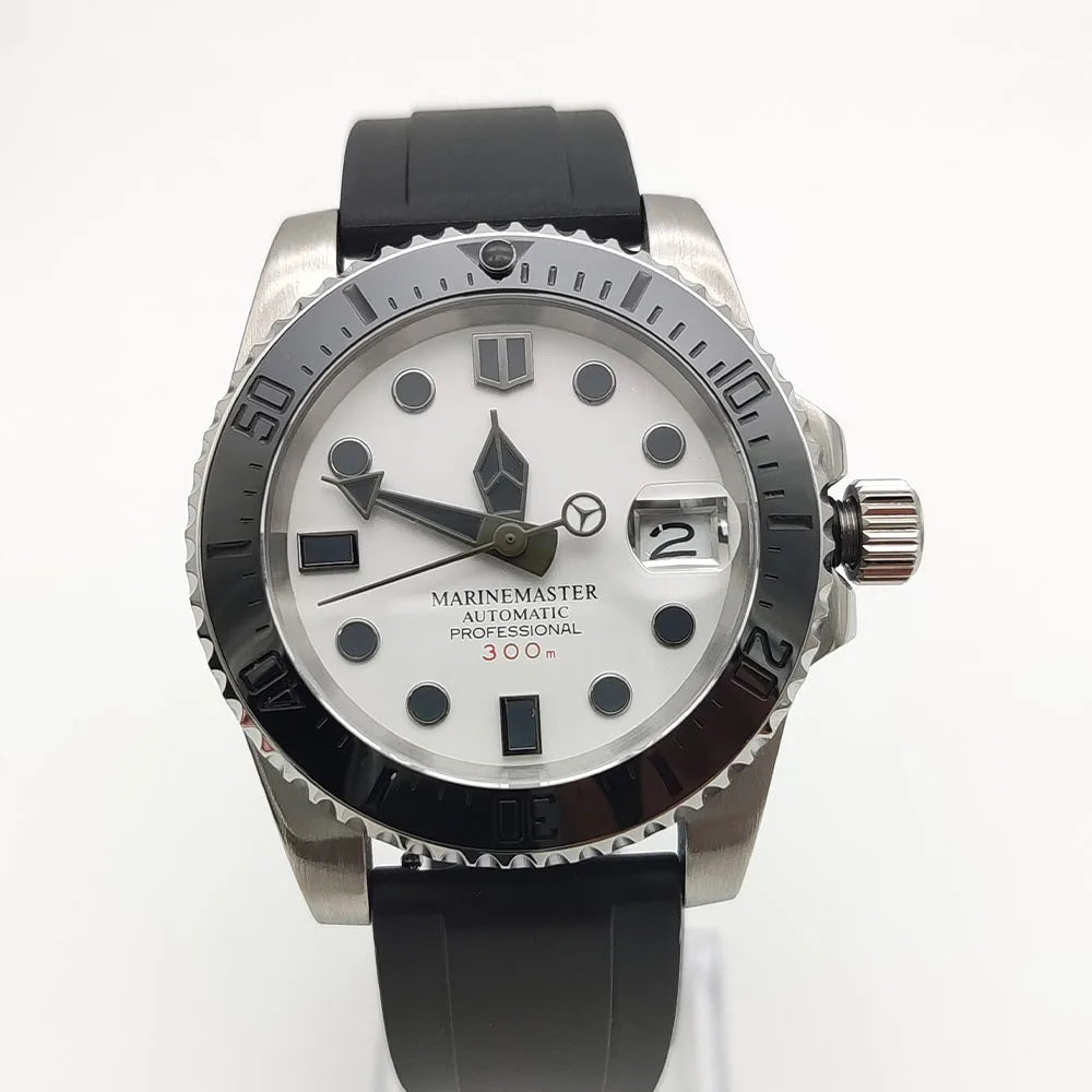 Custom Watch 40mm  NH35 Diver Watch Sapphire glass back CW1102 YachtMaster