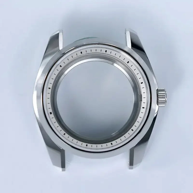 Premium 40mm 44GS Design Case Fit 32.5mm Dial Sapphire Crystal Chapter Ring Matches High Quality Automatic Luxury GMT NH35 NH34