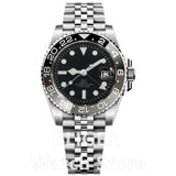 40mm Quartz GMT Submariner Ronda 515 24H Movement Ceramic Sapphire Glass 10Bar Waterproof C3 luminous