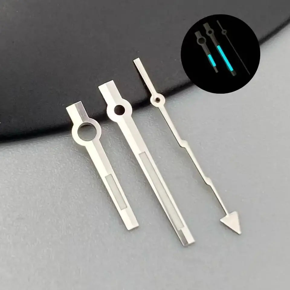 28.5mm NH35 Dial Roman numerals White Vintage No logo Single calendar Fit NH35 NH36 Movement Watch Dial Accessories