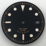 30.5mm Dial For 41MM Black Bay Mod Green Luminous  NH35 NH36 ETA2836/2824 Miyota8205/8215/821A