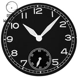 37mm Sterile Watch Dial & Hands Set Green Luminous Sub Seconds Dial Fit ETA6498 ST3621 Movement Watch Mod Parts