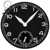 37mm Sterile Watch Dial & Hands Set Green Luminous Sub Seconds Dial Fit ETA6498 ST3621 Movement Watch Mod Parts