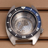 41mm Mod Turtle Watch Case Sapphire Glass Waterproof For Abalone/tuna mouth Captain Willard TMI NH35 NH36 NH38 4R Movement Stainless Steel Watch Accessories