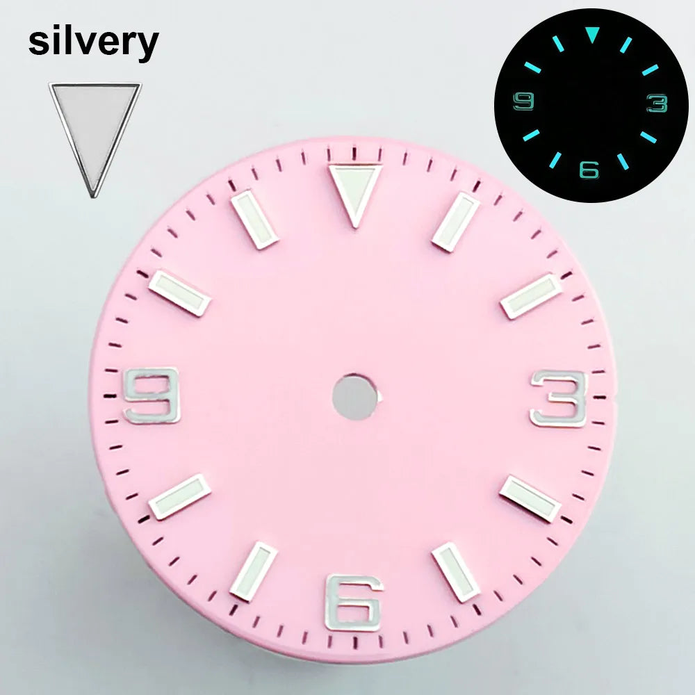 151 type of dials Submariner 28.5mm dial with calendar window suitable for NH35 movement luminous dial can support DIY dial customization name/logo