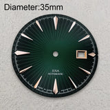 35mm Cocktail Dial Suitable For NH35 Japan Movement Vertical Stripe High Quality Dial Watch Modification Accessories