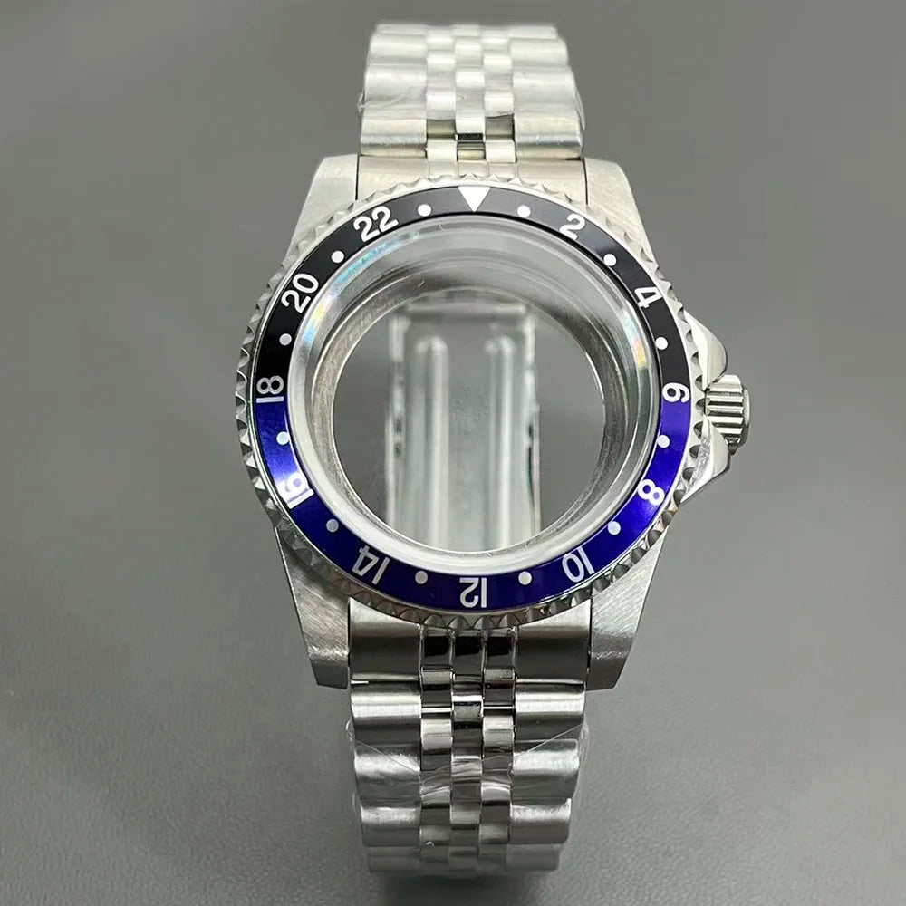 Retro Diver case 39mm,10bar waterproof stainless steel sapphire crystal case, suitable for NH34, NH35, NH36 mechanical movement accessories