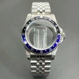 Retro Diver case 39mm,10bar waterproof stainless steel sapphire crystal case, suitable for NH34, NH35, NH36 mechanical movement accessories