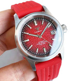 Blue Red Multicolor Dial Tandorio Swim 36mm NH35A 200M Waterproof Diving Automatic Men Watch Luminous Sapphire Glass Pilot Style