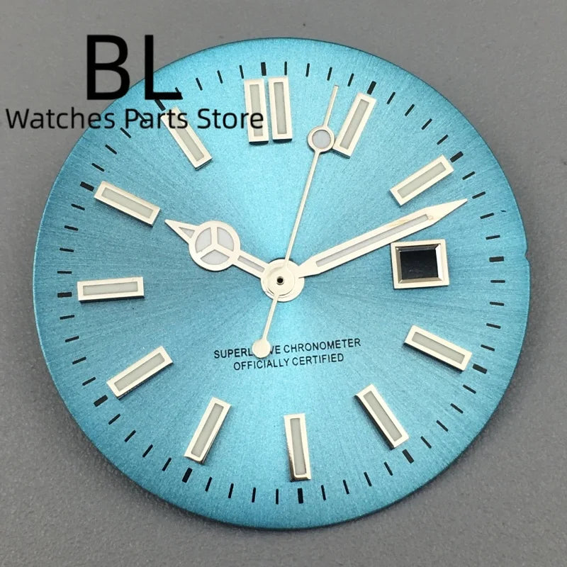 24.5MM Dial for women's watch Sunburst NH05 Watch Dial Gold Rose Sticks Number Women's Mechanical Watch Modified Parts Fit 31mm NH05 NH06 Watch