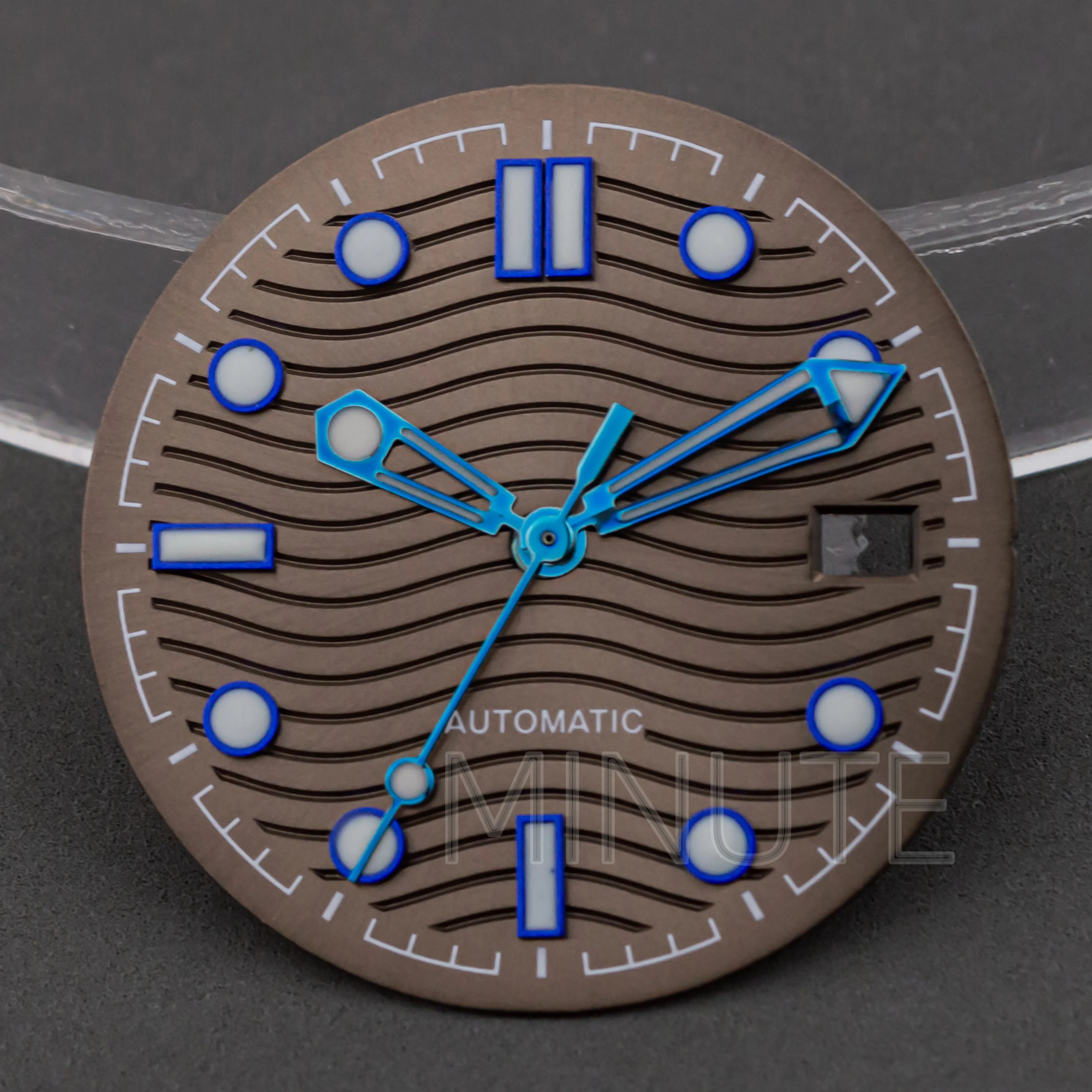 31mm Watch Dial and hands for Seamaster 300 Luminous Needles Dial fit NH35 NH36 Movement