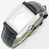 Women Tank Watch Case Roman Markers 27*35mm No Logo For Seiko VJ24 Quartz Movement Mod Parts