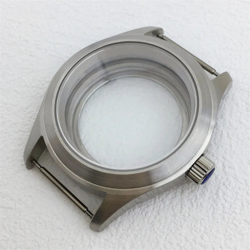 Miyota 9015 watch case 36mm 39mm explorer Mod Brushed Dome Sapphire Glass Fit NH35 NH36 ETA2824 PT5000 Miyota9015 10bar