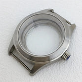 Miyota 9015 watch case 36mm 39mm explorer Mod Brushed Dome Sapphire Glass Fit NH35 NH36 ETA2824 PT5000 Miyota9015 10bar