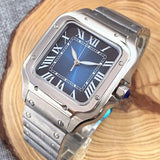 Square Watch Tandorio TD303S 38mm NH35A Automatic Roman Number Glass Back 5bar Sapphire