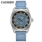 Miyota 8215 Titanium Watch 40mm CADISEN TI-7 Automatic Luminous 10Bar AR Sapphire