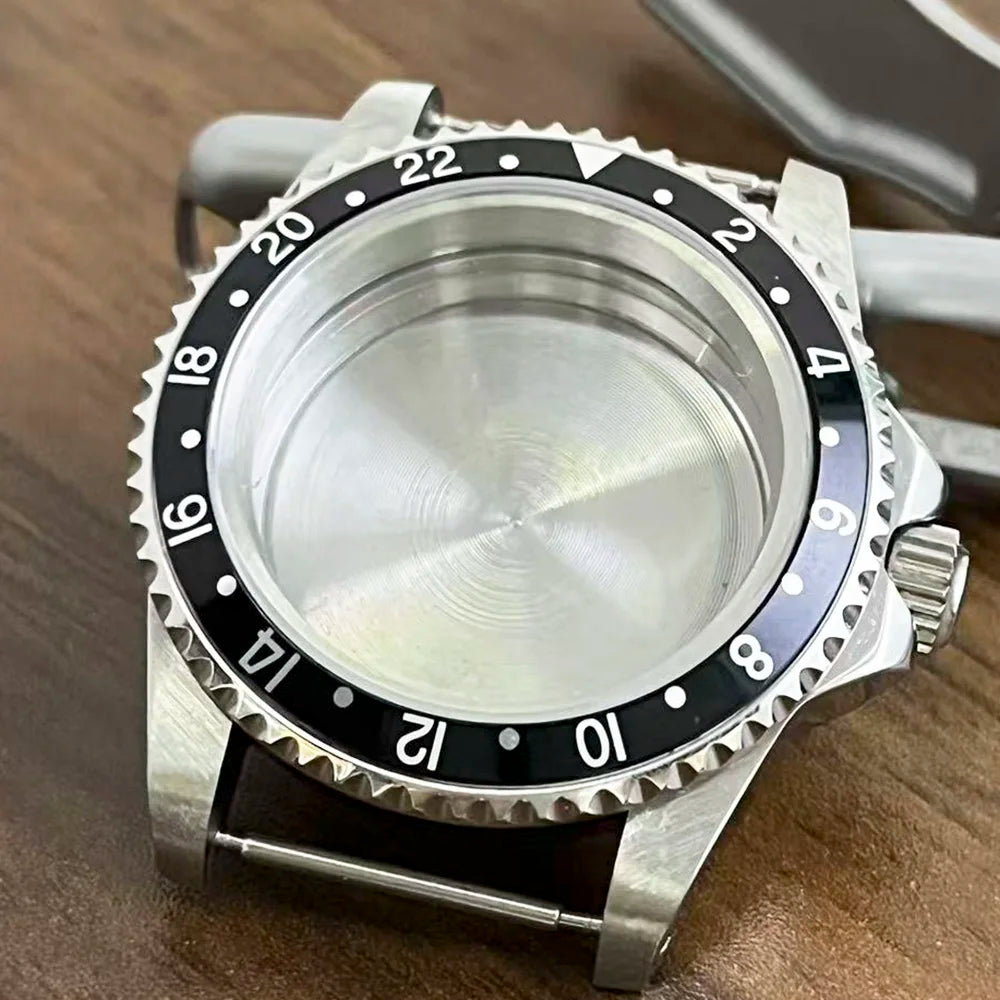 Retro Diver case 39mm,10bar waterproof stainless steel sapphire crystal case, suitable for NH34, NH35, NH36 mechanical movement accessories