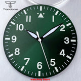 43mm Pilot Watch Case 38mm Dial for NH34 NH35 NH36 NH38 ETA2824 PT5000 ST2130 Movement Sapphire Glass 20ATM  Glass Back