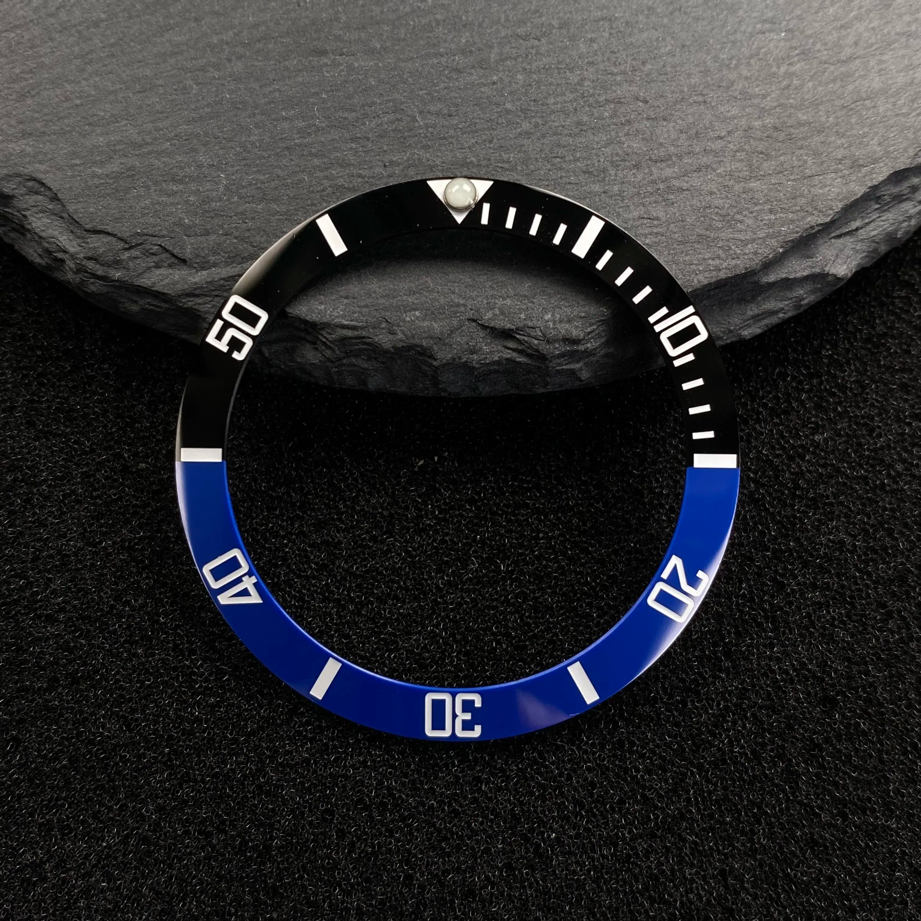 Submariner Bezel NH35 38mm bezel insert red Hands Watch Hands Blue Green Luminous Red Green Blue Hands For NH35/36/4R/7S Movement Watches Parts