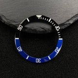 Submariner Bezel NH35 38mm bezel insert red Hands Watch Hands Blue Green Luminous Red Green Blue Hands For NH35/36/4R/7S Movement Watches Parts