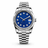 39mm DateJust Mod CORGEUT 6002G Miyota 8215 Seiko NH35 Automatic Geometric Dial Sapphire Half-Fluted Bezel 10ATM
