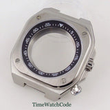 42mm Br-05 Watch Case Rotating Chapter Ring for NH35A NH36A NH34 ETA2824 PT5000 etc Square Case Sapphire Glass Back 10ATM