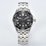 Customizable Seamaster Watch Miyota 8215 Automatic Dive Coated Hardlex Date 20ATM