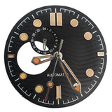 NH39 Watch Dials 31mm Subsecond dial  Hands Green Luminous  Watch Accessories Parts