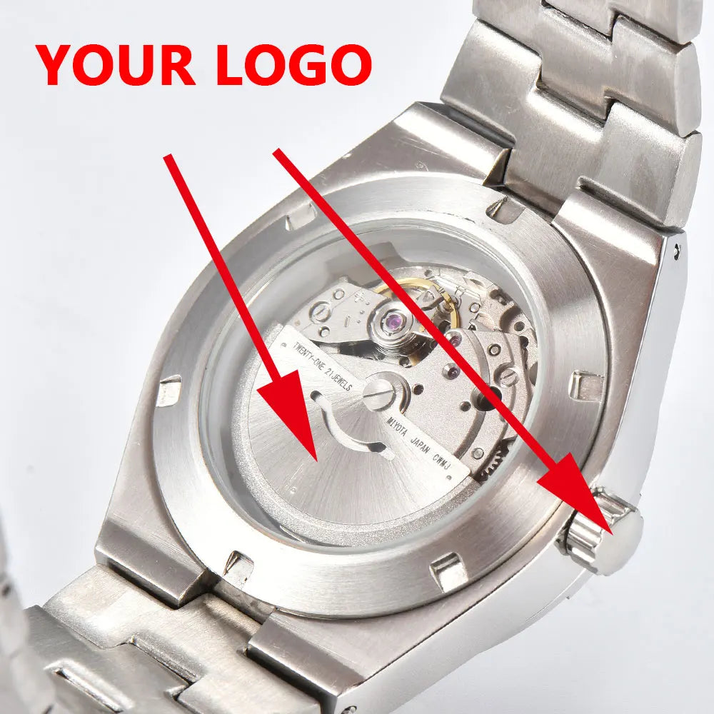 Miyota8215 movement customizable luxury watch 41mm Miyota8215 watch sapphire glass men's watch stainless steel case