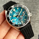 37mm SkX013 Watch Mop Dial Tandorio TD227M 20bar Diver Stainless Steel 3.8 Crown Sapphire