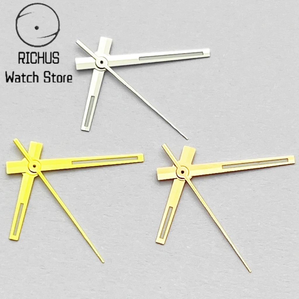 Luminous Watch Hands gold  Fit NH PT5000 ETA2836 2824 DG2813 3804 Miyota8215 8205 821A Movement Watch Accessories
