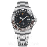 40mm Quartz GMT Submariner Ronda 515 24H Movement Ceramic Sapphire Glass 10Bar Waterproof C3 luminous