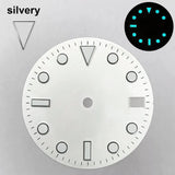 151 type of dials Submariner 28.5mm dial with calendar window suitable for NH35 movement luminous dial can support DIY dial customization name/logo