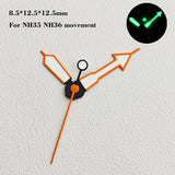 28.5mm NH35 watch dial Fit for NH34 NH35 NH36 automatic movement For SKX SRP Green Luminous Custom logo Watch Modification parts