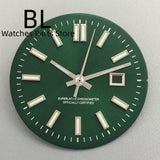 24.5MM Dial for women's watch Sunburst NH05 Watch Dial Gold Rose Sticks Number Women's Mechanical Watch Modified Parts Fit 31mm NH05 NH06 Watch